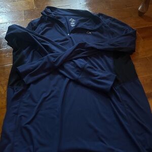 Paradox Dark Blue and Black Long Sleeve Shirt